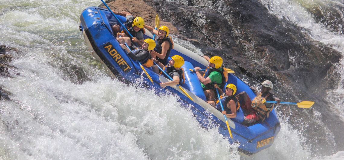 Rafting on the Nile River in Uganda